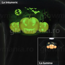 Tricou fosforescent Halloween Party unisex