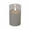 Lumanare decorativa LED, lumina intermitenta efect flacara, baterii