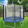 Trambulina copii, diametru 244 cm, plasa protectie laterala, scara acces