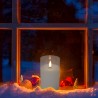 Lumanare decorativa LED, lumina intermitenta efect flacara, baterii