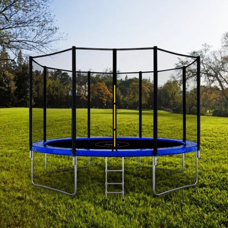Trambulina cu diametru de 366 cm, plasa protectie inclusa, 4 picioare duble, sarcina maxima 150kg