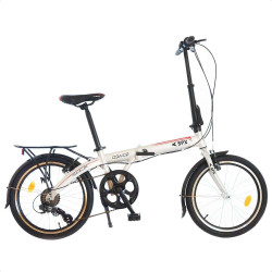 Bicicleta pliabila 20 inch, 7 viteze, schimbator Shimano, cadru aluminiu, portbagaj, Phoenix