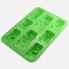 Forma silicon prajituri, 8 briose masinute, 33x24 cm