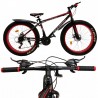 Bicicleta Fat Bike 26 inch, cadru otel, 21 viteze, schimbator Shimano, roti 4", Phoenix