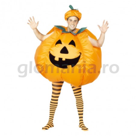 Costum dovleac Halloween pentru adulti