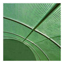 Sera tip tunel 8x3x2 m, cadru metalic, folie PE cu filtru UV4, 10 ferestre
