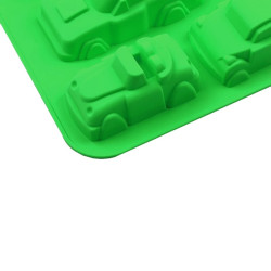 Forma silicon prajituri, 8 briose masinute, 33x24 cm