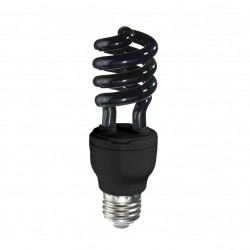 Bec UV 15 W, soclu standard tip E27, putere lumina 850 lm, culoare negru