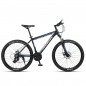 Bicicleta MTB de 26 inch, 21 viteze Shimano, jante aluminiu, frane disc, Phoenix, negru-albastru