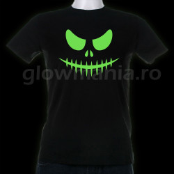 Tricou fosforescent Scary Face