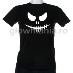 Tricou fosforescent Scary Face
