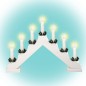 Lumanari decorative de Craciun, becuri tip flacara, Home