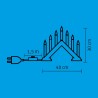 Lumanari decorative de Craciun, becuri tip flacara, Home