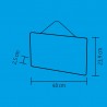 Tablou Om de Zapada cu LED, din lemn, timer, 40x23.9 cm, cu baterii