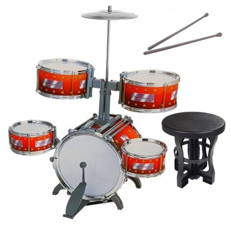 Set tobe copii Jazz&Drum, 5 tobe, bete, RESIGILAT