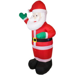 Figurina Mos Craciun gonflabil 240 cm, iluminat LED, pentru interior si exterior, ProCart