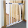 Poarta siguranta pentru copii, metalica, deschidere dubla, reglabila 75-85 cm, protectie scari