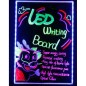 Tabla LED rescriptibila 40x60 cm, reclama luminoasa efect neon, suport inclus