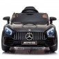 Masina electrica pentru copii, Mercedes-Benz GTR, roti spuma EVA, negru