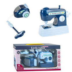 Mini masina de cusut si aspirator jucarie, efecte luminoase si sonore, Little Tailor
