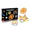 Set constructii magnetic 3D, 43 piese multicolore, 6 ani+
