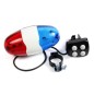 Sonerie tip sirena politie pentru bicicleta, 4 melodii, 6 LED-uri, controler, RESIGILAT Sonerie tip sirena politie pentru bicicleta, 4 melodii, 6 LED-uri, controler, RESIGILAT