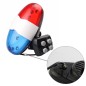 Sonerie tip sirena politie pentru bicicleta, 4 melodii, 6 LED-uri, controler, RESIGILAT Sonerie tip sirena politie pentru bicicleta, 4 melodii, 6 LED-uri, controler, RESIGILAT