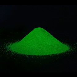 Nisip decorativ fosforescent verde