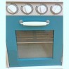 Bucatarie din lemn pentru copii, 102x97x33,5cm, 6 accesorii, telefon, dozator apa