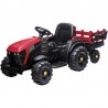 Tractor electric pentru copii, centura de siguranta, faruri, remorca inclusa, telecomanda, muzica