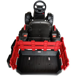 Tractor electric pentru copii, centura de siguranta, faruri, remorca inclusa, telecomanda, muzica
