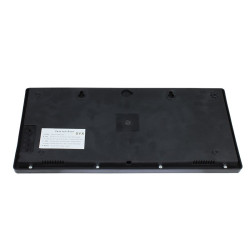 Ceas digital perete, afisaj LED, ora 12/24, calendar, temperatura, negru