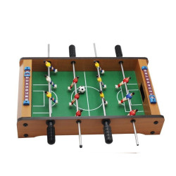 Masa de fotbal cu 18 jucatori, din lemn, 2 mingi, tabele scor, 60,5 x 54,5 x 30,5 cm