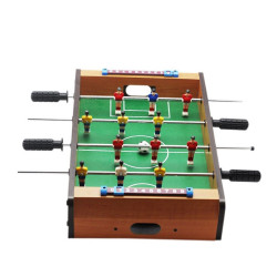 Masa de fotbal cu 18 jucatori, din lemn, 2 mingi, tabele scor, 60,5 x 54,5 x 30,5 cm