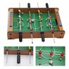 Masa de fotbal cu 18 jucatori, din lemn, 2 mingi, tabele scor, 60,5 x 54,5 x 30,5 cm