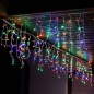 Instalatie Craciun tip perdea, 500 LED-uri multicolore, lungime 34.6 m, LED alb efect fulg nea,IP44 Instalatie Craciun tip perdea, 500 LED-uri multicolore, lungime 34.6 m, LED alb efect fulg nea,IP44
