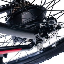 Bicicleta electrica 27.5 inch, 250W, 25 km/h, acceleratie, autonomie asistata, aluminiu, Shimano 7 viteze