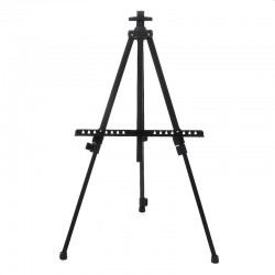 Trepied sevalet metalic pentru pictura, inaltime reglabila 50-150 cm, portabil, husa depozitare
