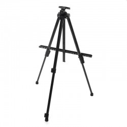 Trepied sevalet metalic pentru pictura, inaltime reglabila 50-150 cm, portabil, husa depozitare