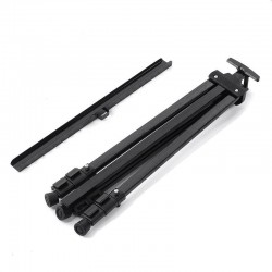 Trepied sevalet metalic pentru pictura, inaltime reglabila 50-150 cm, portabil, husa depozitare