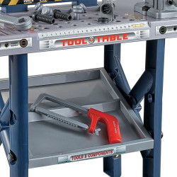 Banc de lucru pentru copii, atelier scule 55 piese, bormasina electrica, 76x52x26 cm