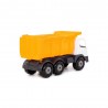 Camion jucarie copii, volan rotativ, basculanta si trapa descarcare, 67x26x36 cm