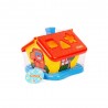 Casuta interactiva educativa, 6 forme geometrice, 21x20x18 cm