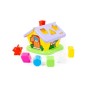 Casuta interactiva educativa, 6 forme geometrice, 21x20x18 cm