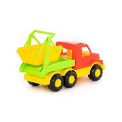 Masina salubrizare, platforma rabatabila, container inclus, 6 roti