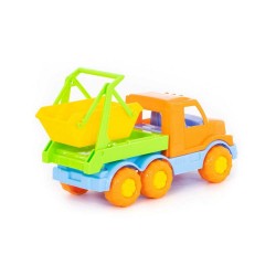 Masina salubrizare, platforma rabatabila, container inclus, 6 roti