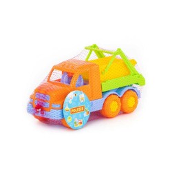 Masina salubrizare, platforma rabatabila, container inclus, 6 roti