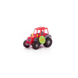 Tractor jucarie, dimensiune 28x17x18 cm, aspect realist, colorat