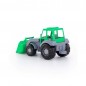 Tractor jucarie cu incarcator, cupa frontala stivuire, 36x17x18 cm