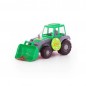 Tractor jucarie cu incarcator, cupa frontala stivuire, 36x17x18 cm